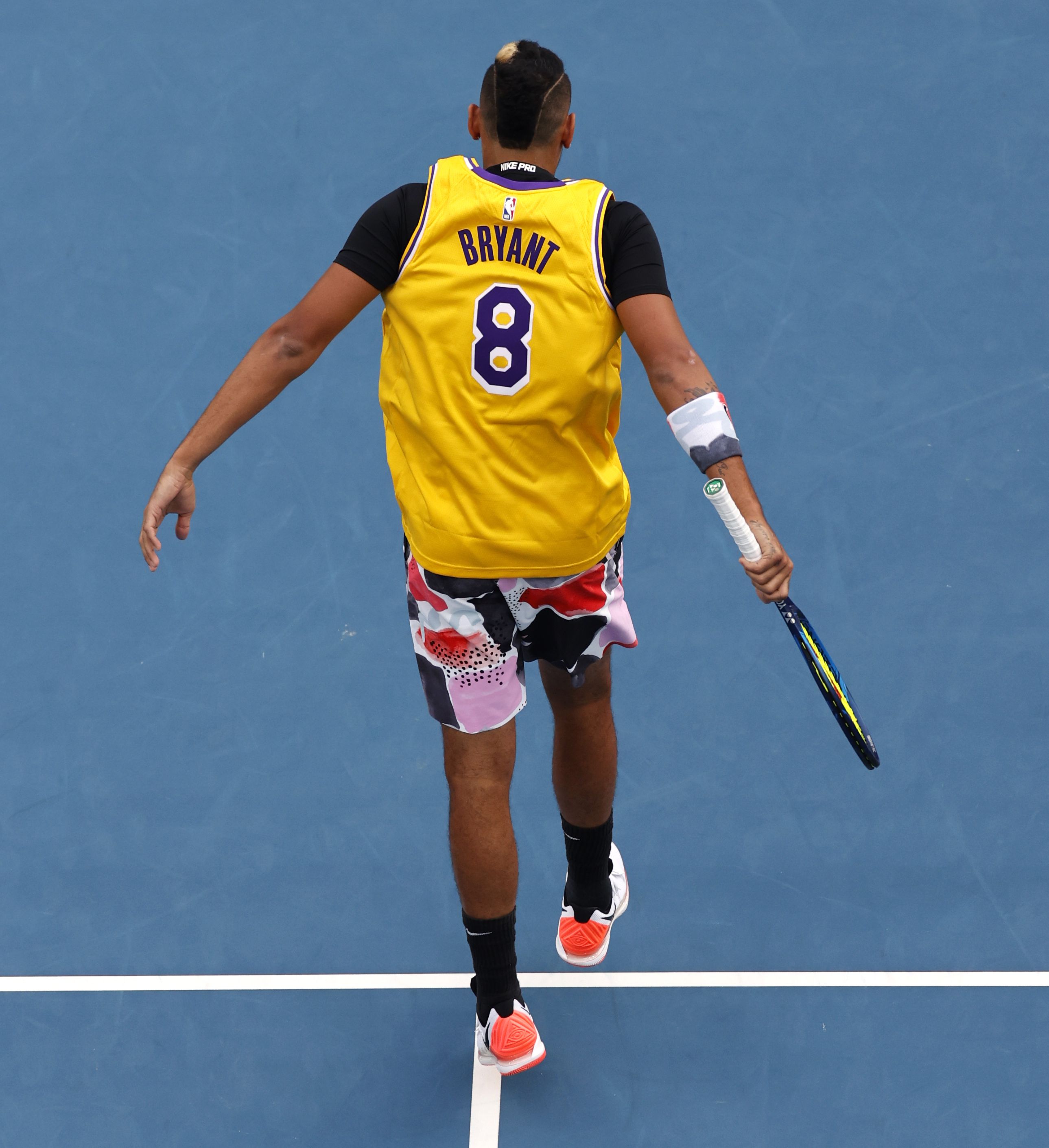 Australian Open 2020: Nick Kyrgios Kobe Bryant gesture vs Rafael Nadal