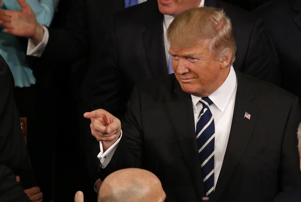 U.S. President Trump addresses Joint Session of Congress