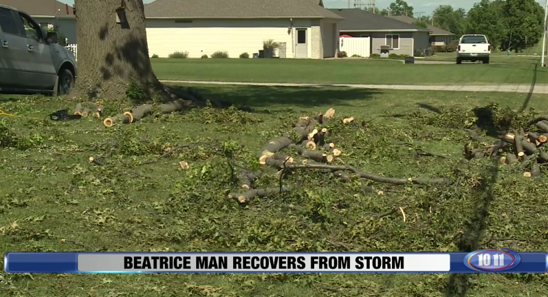 Cleanup continues in Beatrice days after severe storm