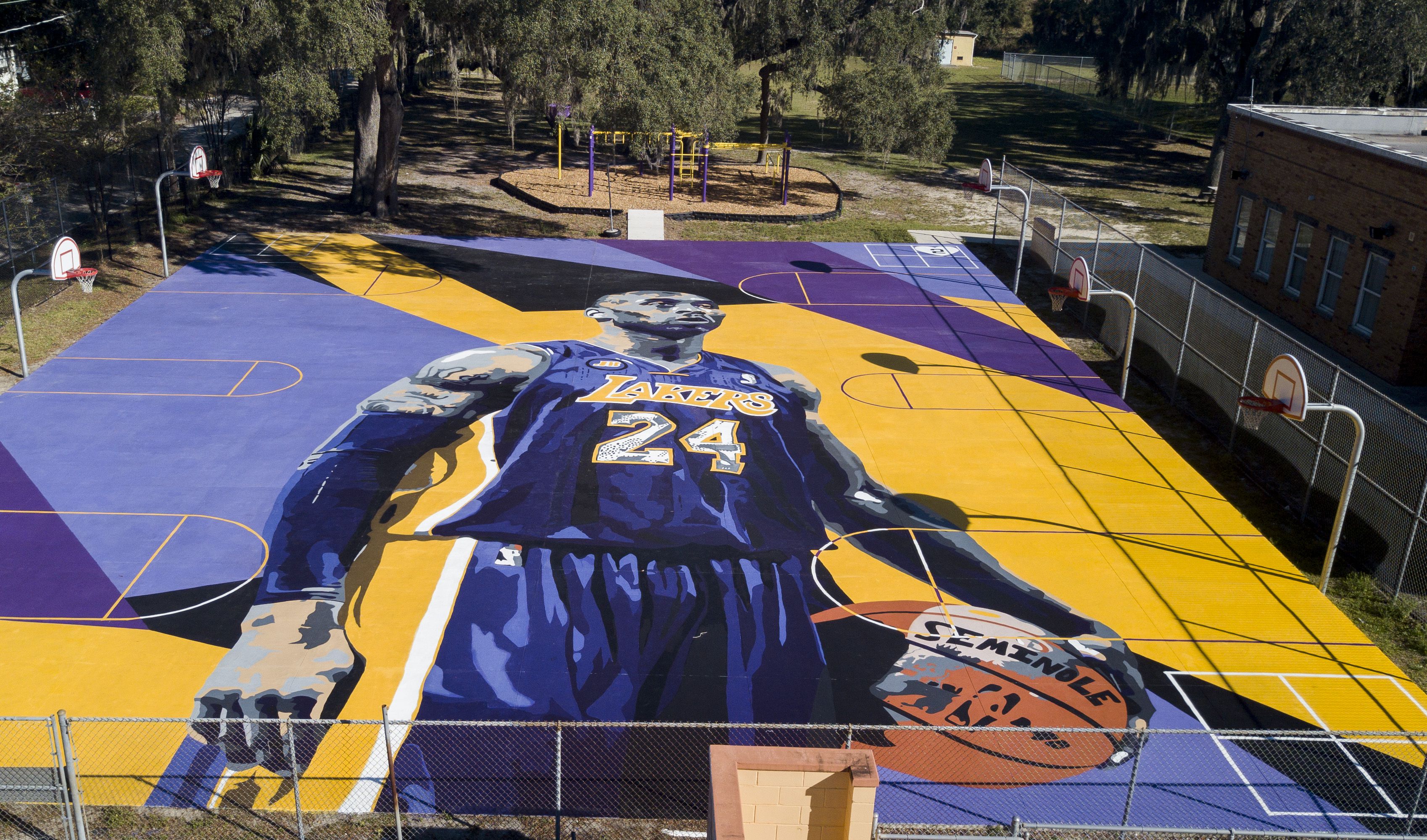 Dream Courts, public mural honors Kobe Bryant at Philadelphia's