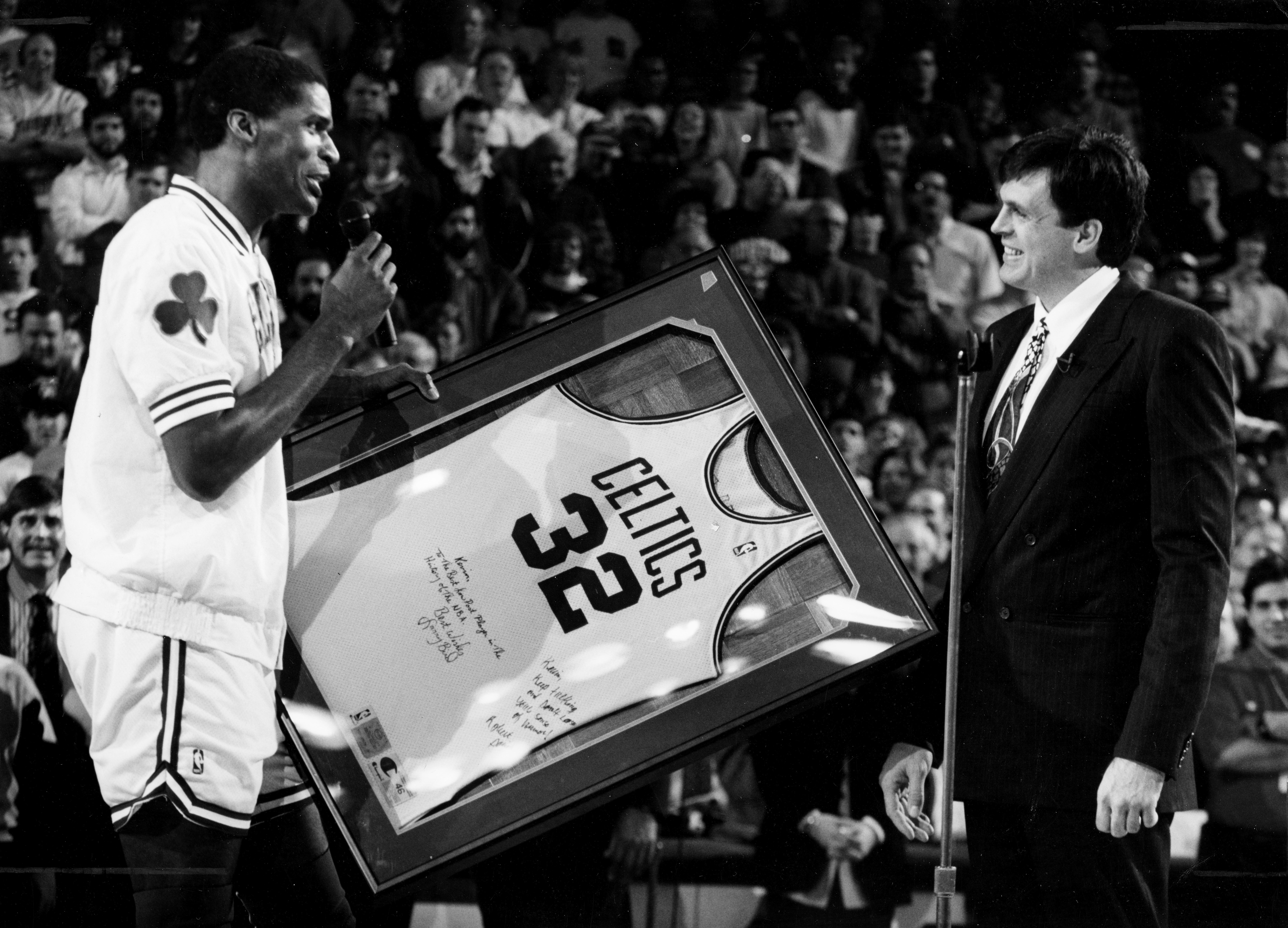 Bill Russell jersey retirement before Warriors-Celtics hits home