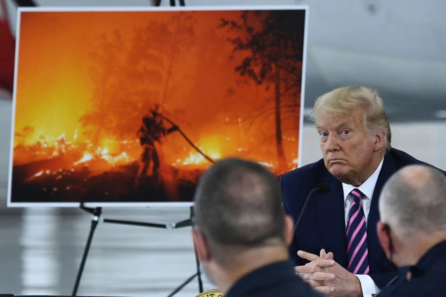 Trump en California