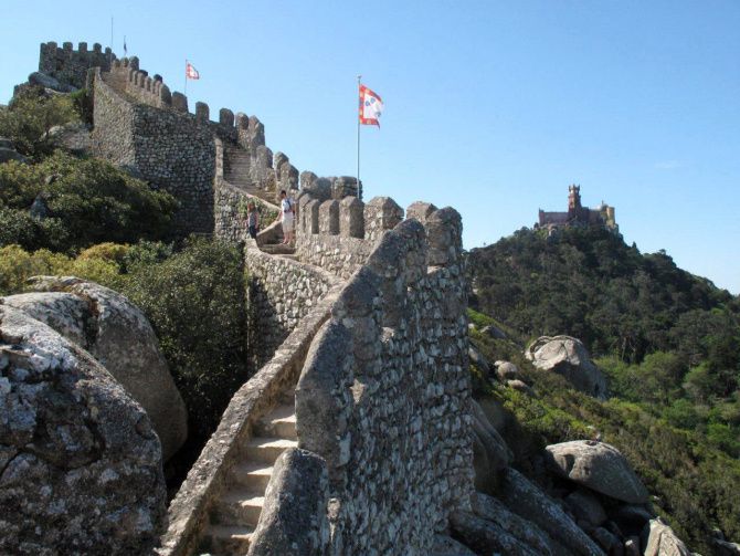 Sintra, Portugal // the colors of Pena Palace — Annie Montgomery Design