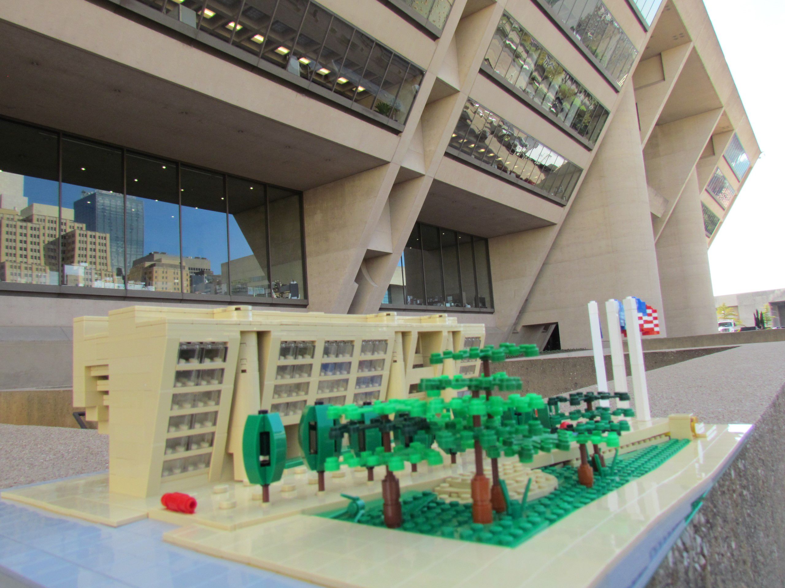 Check out these iconic Dallas landmarks made of Lego bricks