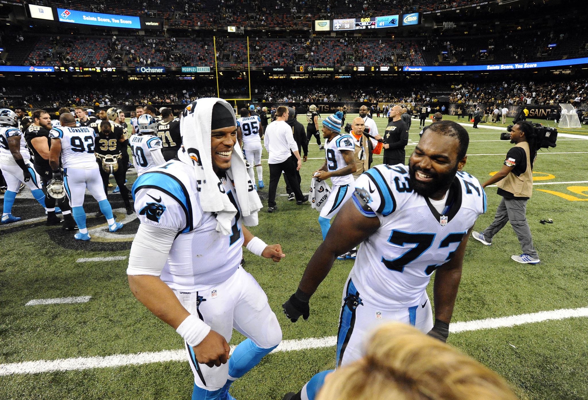 Former Raven Michael Oher signs three-year extension with Carolina Panthers