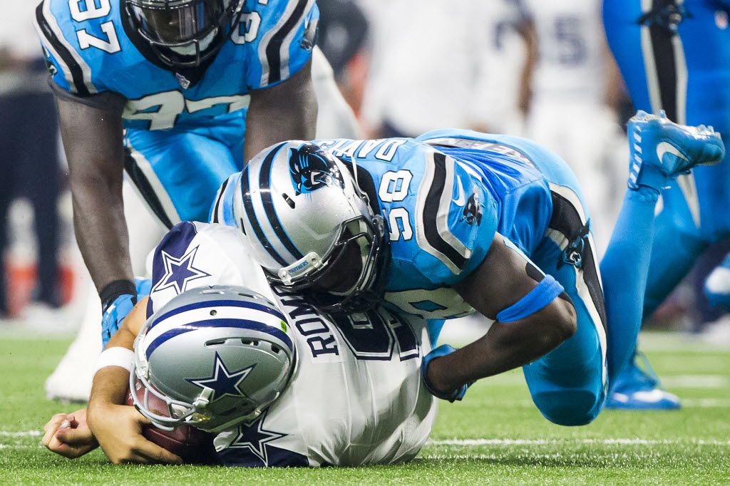 Romo hurt again in Panthers' dominant W over Dallas