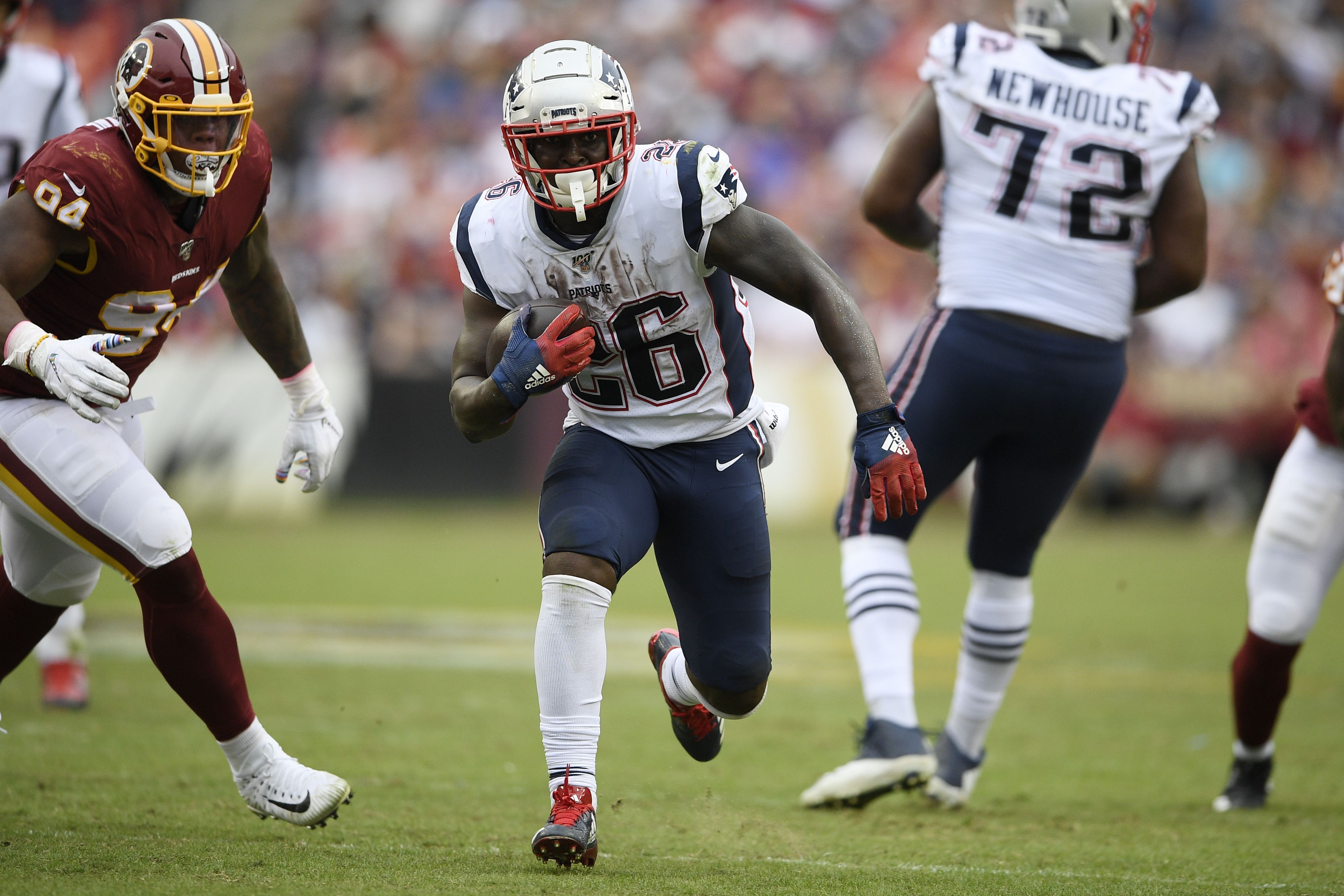 New York Jets 0-33 New England Patriots: Sony Michel records career best in  huge win, NFL News