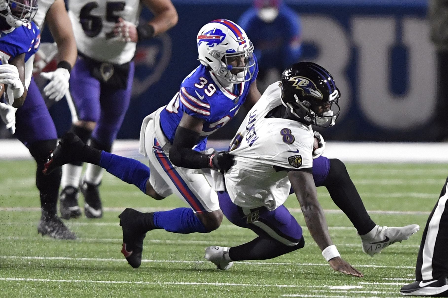 Bills' defense stuffs Ravens