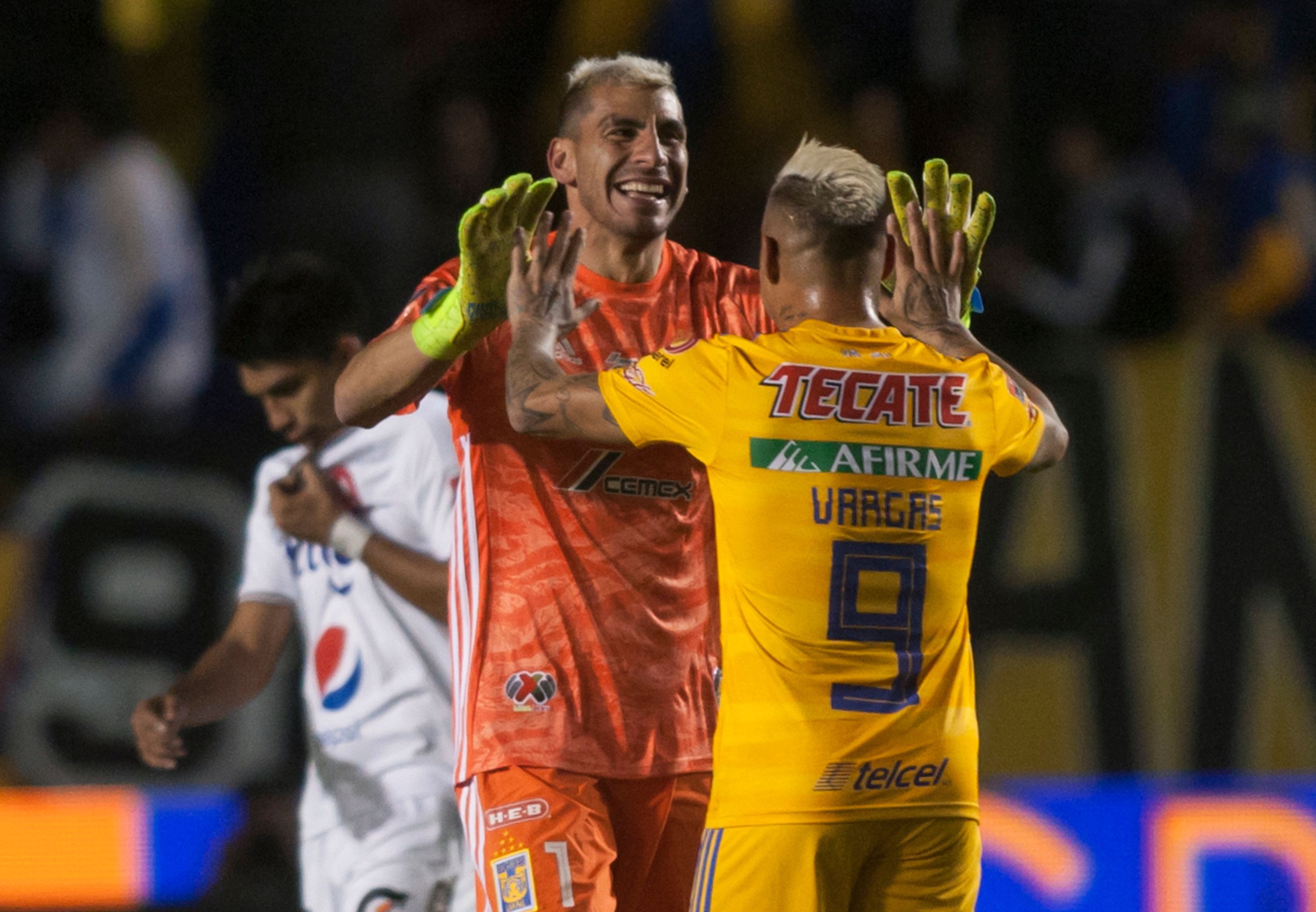 Tigres, Eduardo Vargas, Nahuel Guzmán