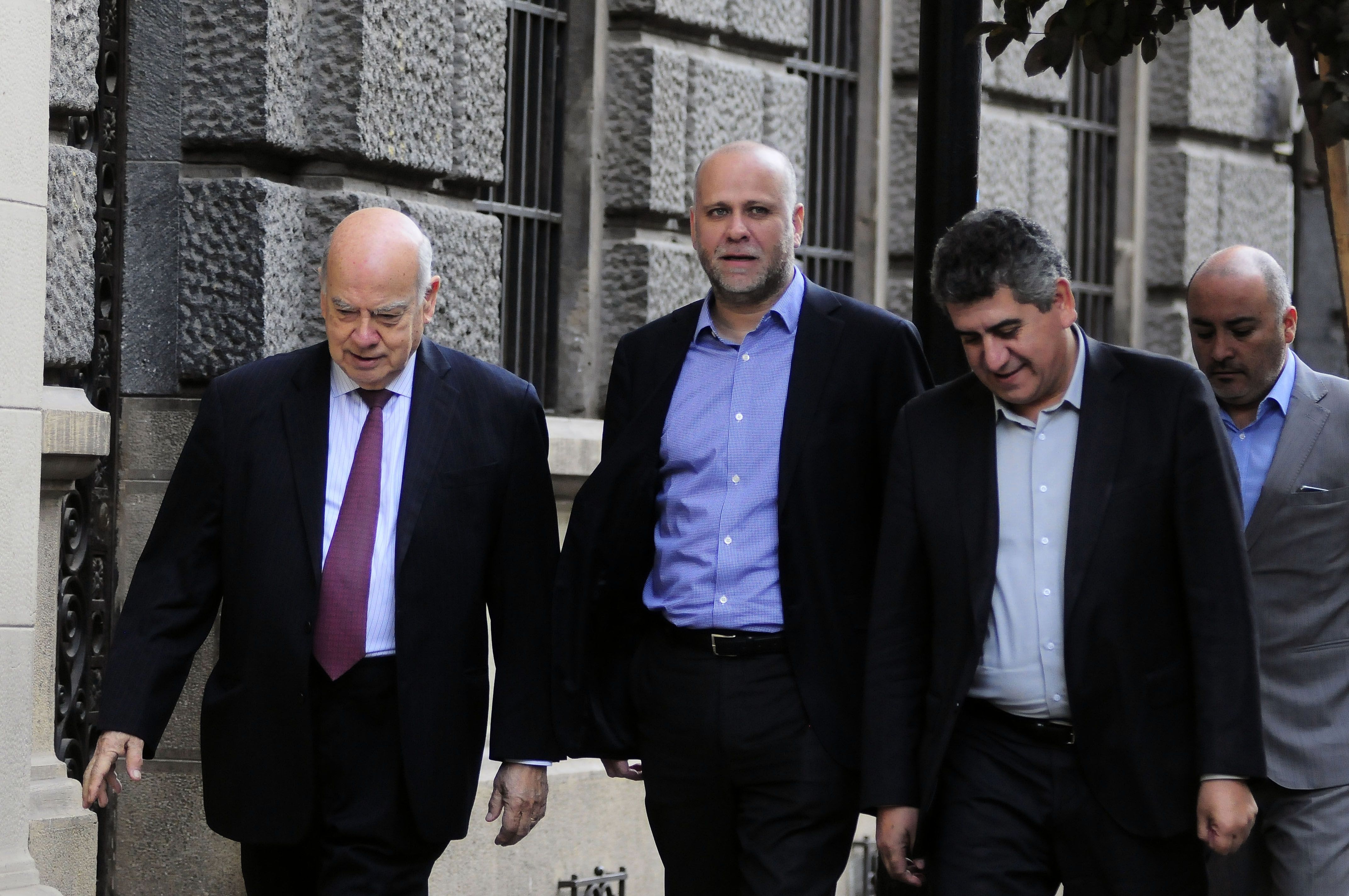 Desayuno de Alejandro Guillier, José Miguel Insulza y Álvaro Elizalde