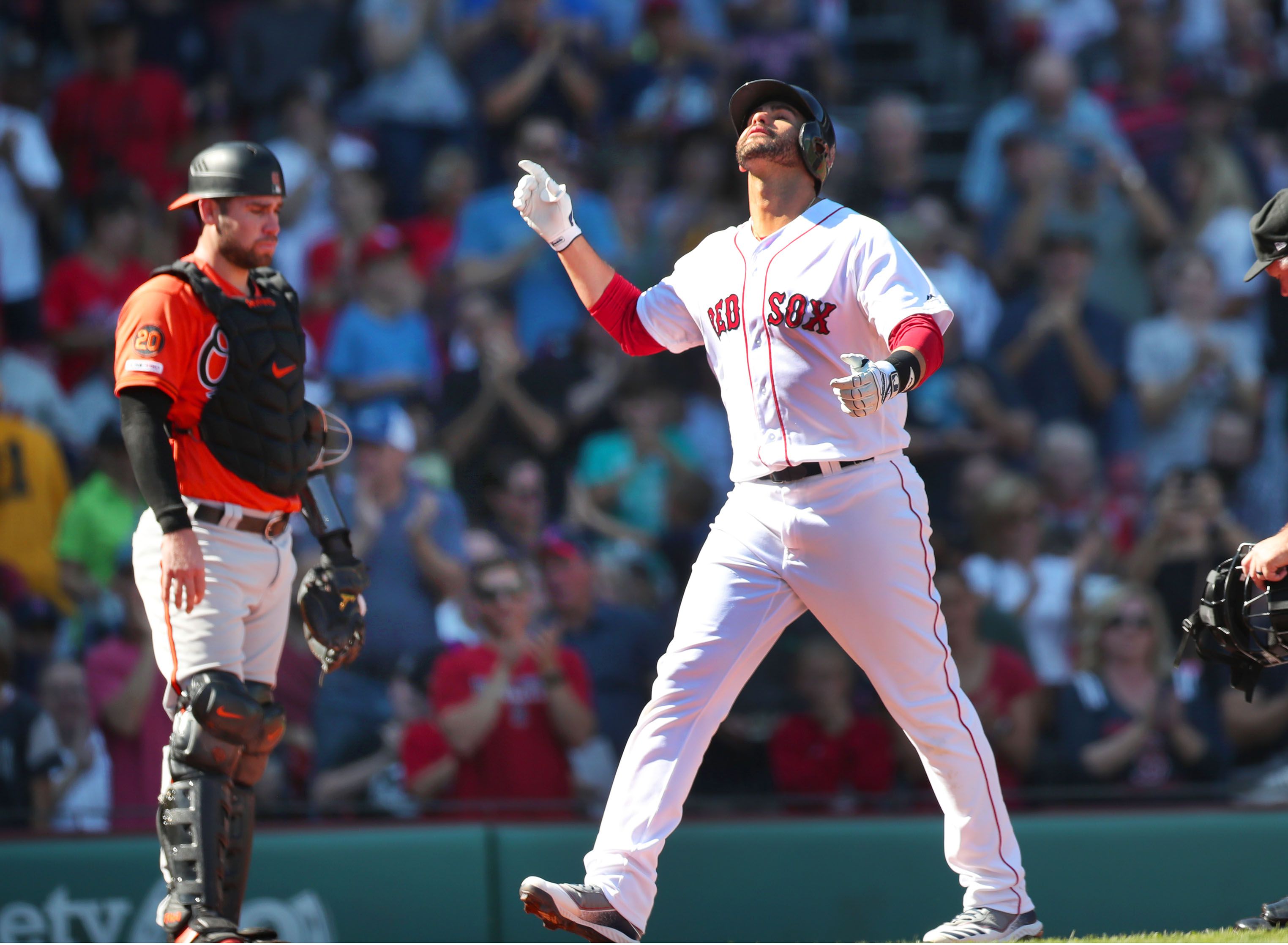 J.D. Martinez and other big hitters pulling for the return of  opposite-field success - The Boston Globe