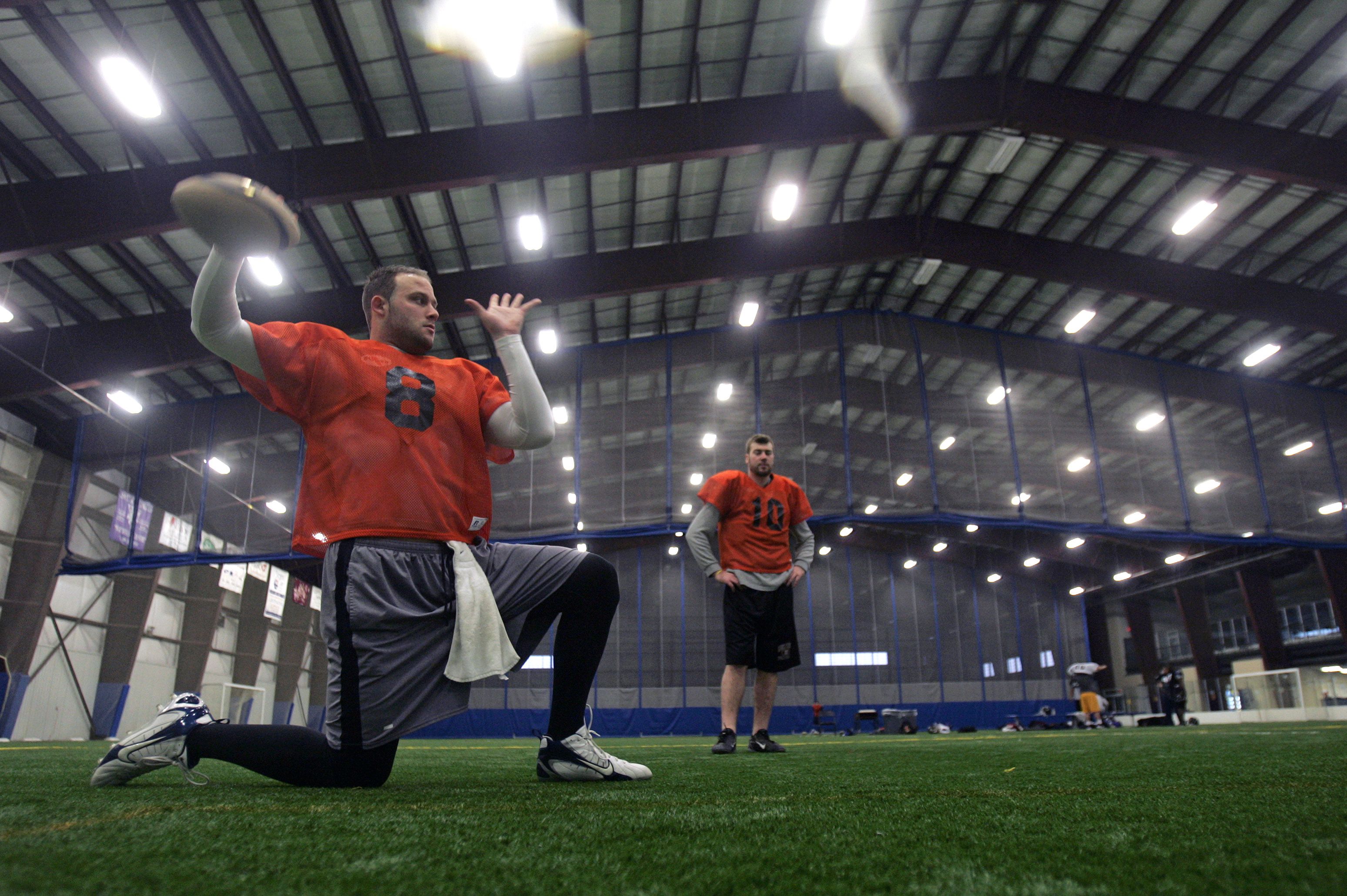 Indoor/Arena Football Players and Teams come together