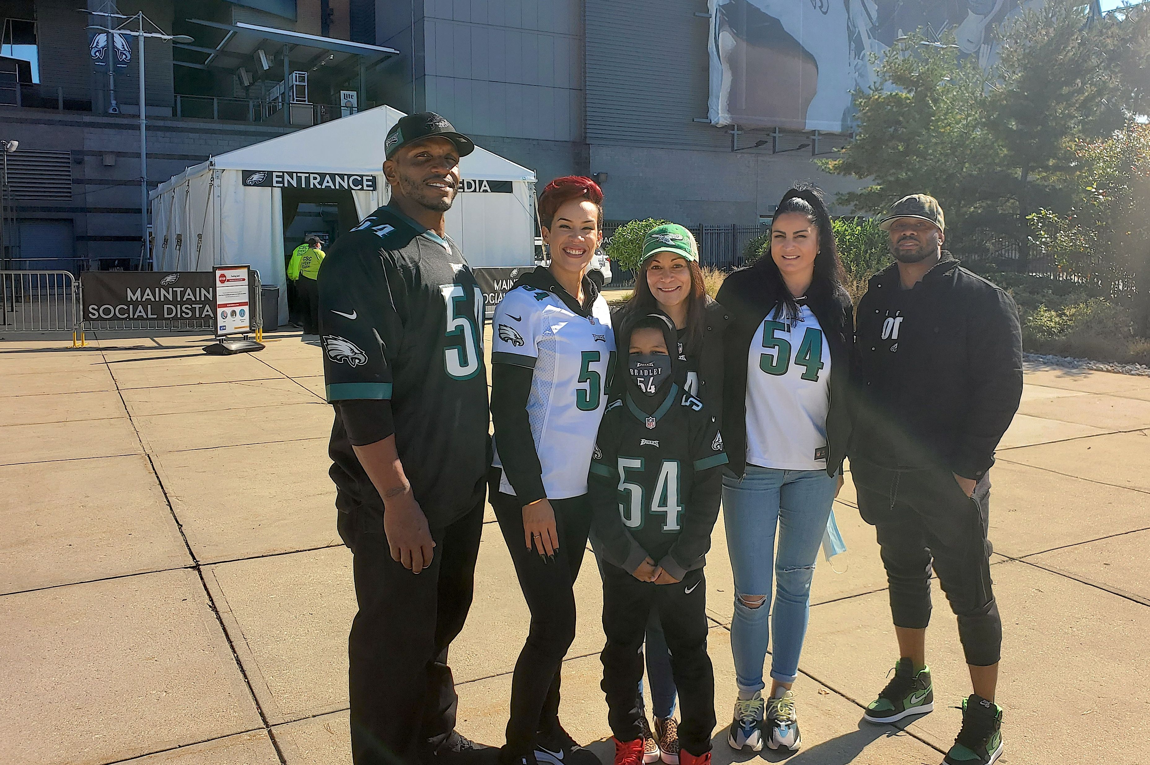 Eagles' Shaun Bradley is an NFL starter. For his family, he's