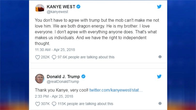 No, Kanye's Pro-Trump Tweets Did Not Cost Him 9 Million Followers