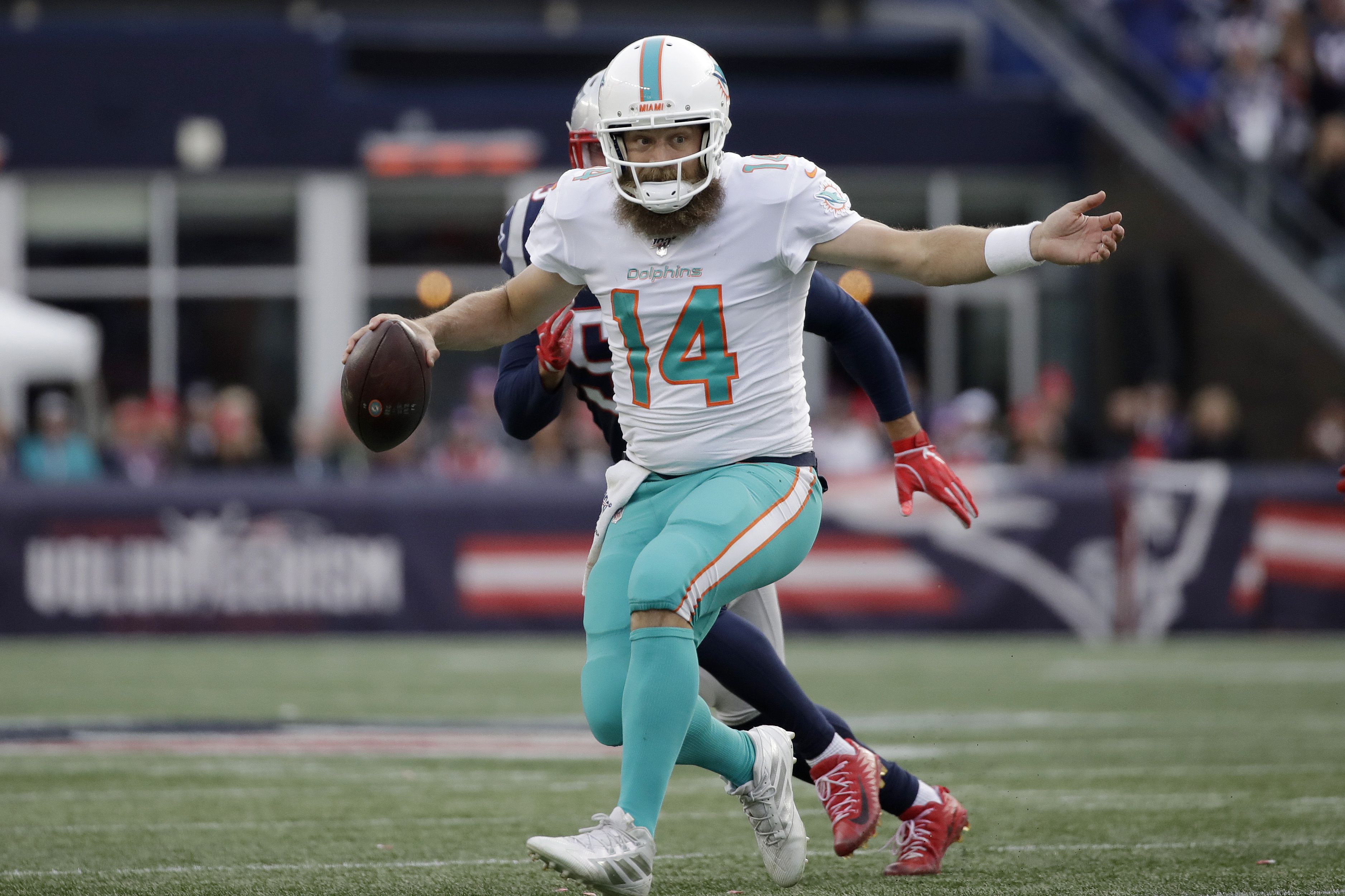 Ryan Fitzpatrick wins starting QB job with Dolphins - The Boston Globe