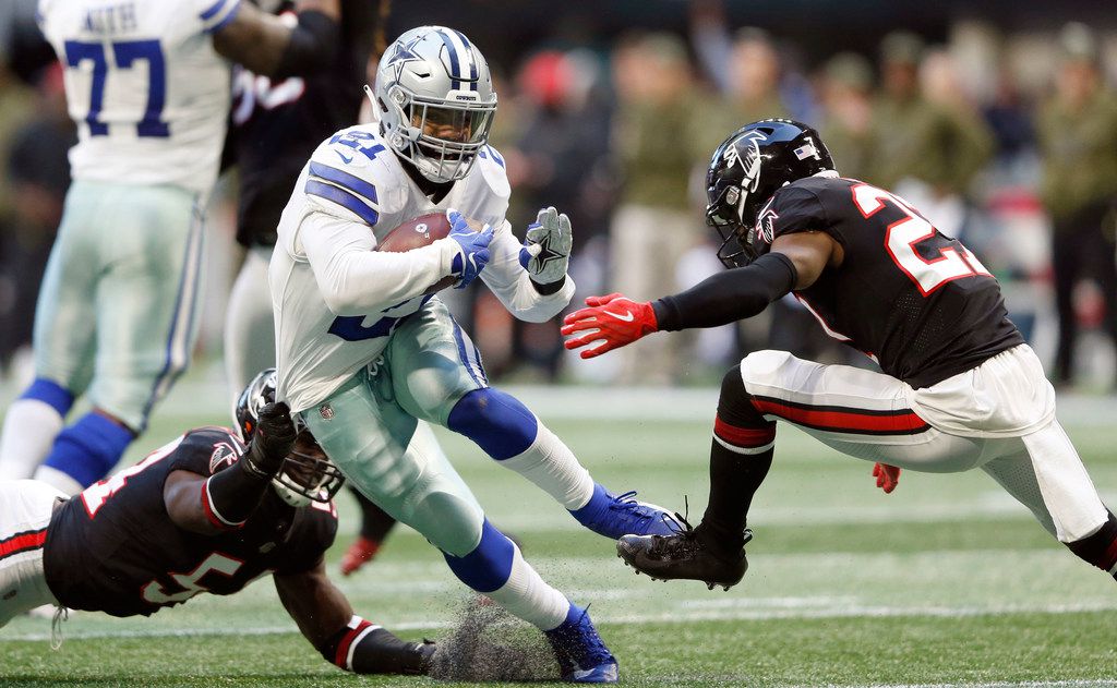 Dak Prescott and Ezekiel Elliott inspire Cowboys to beat Falcons