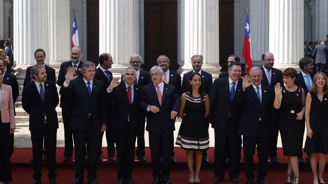 Sebastián Piñera presenta a los integrantes de su gabinete