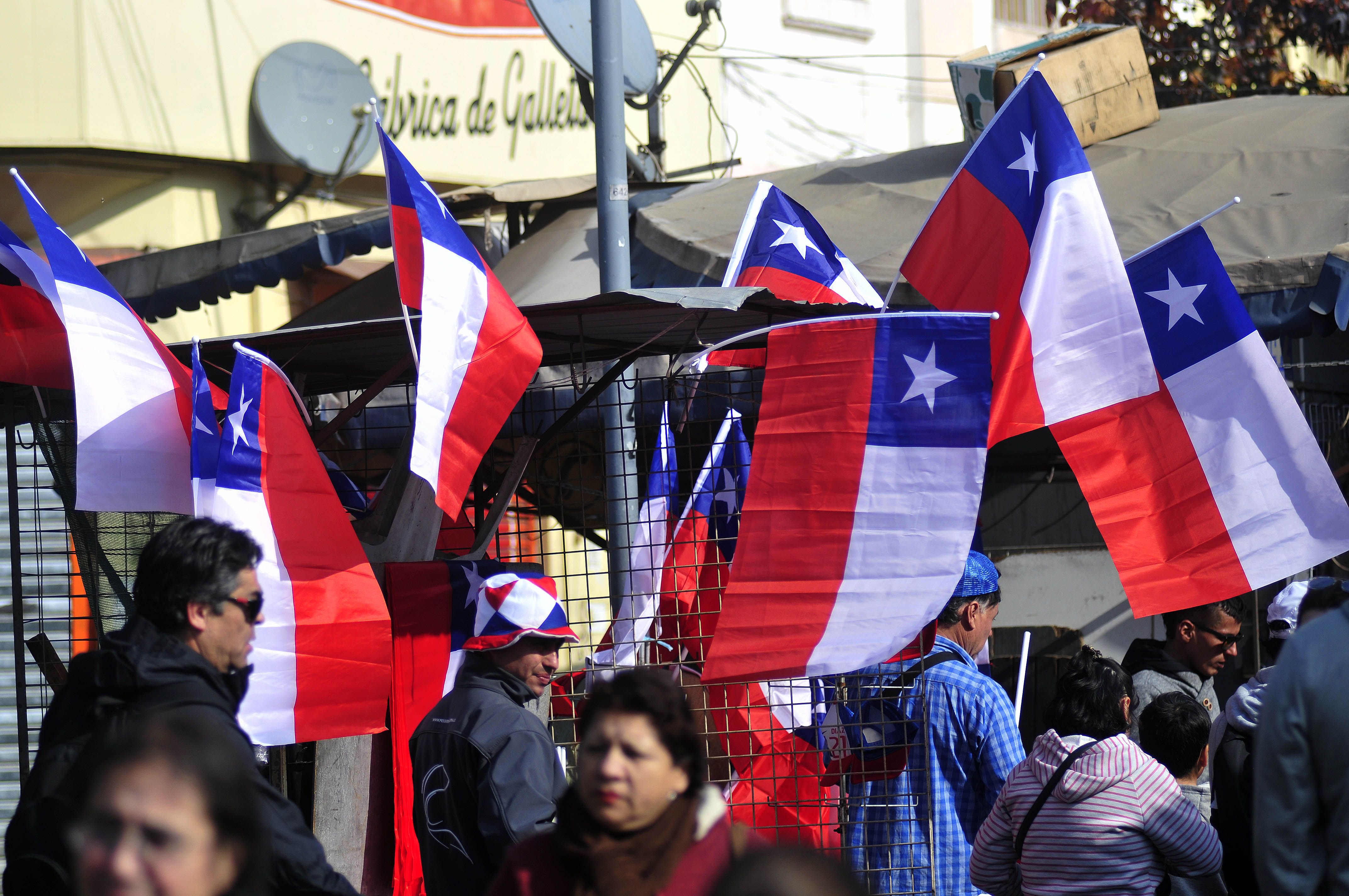 banderas chilenas