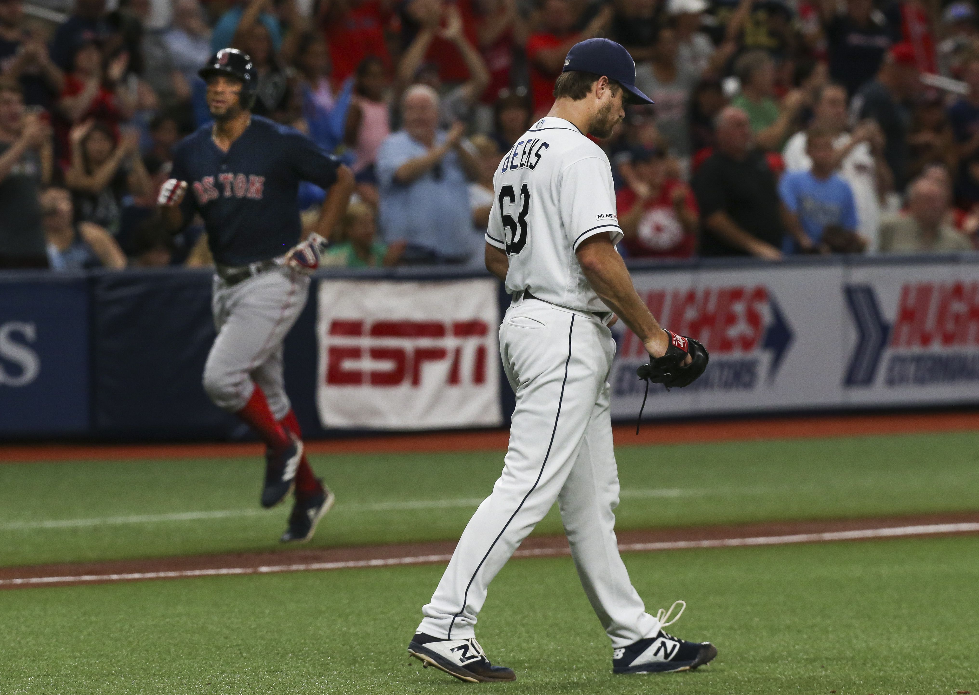 Rays – A's: Brett Phillips pitched, made amazing catch, threw 46 MPH