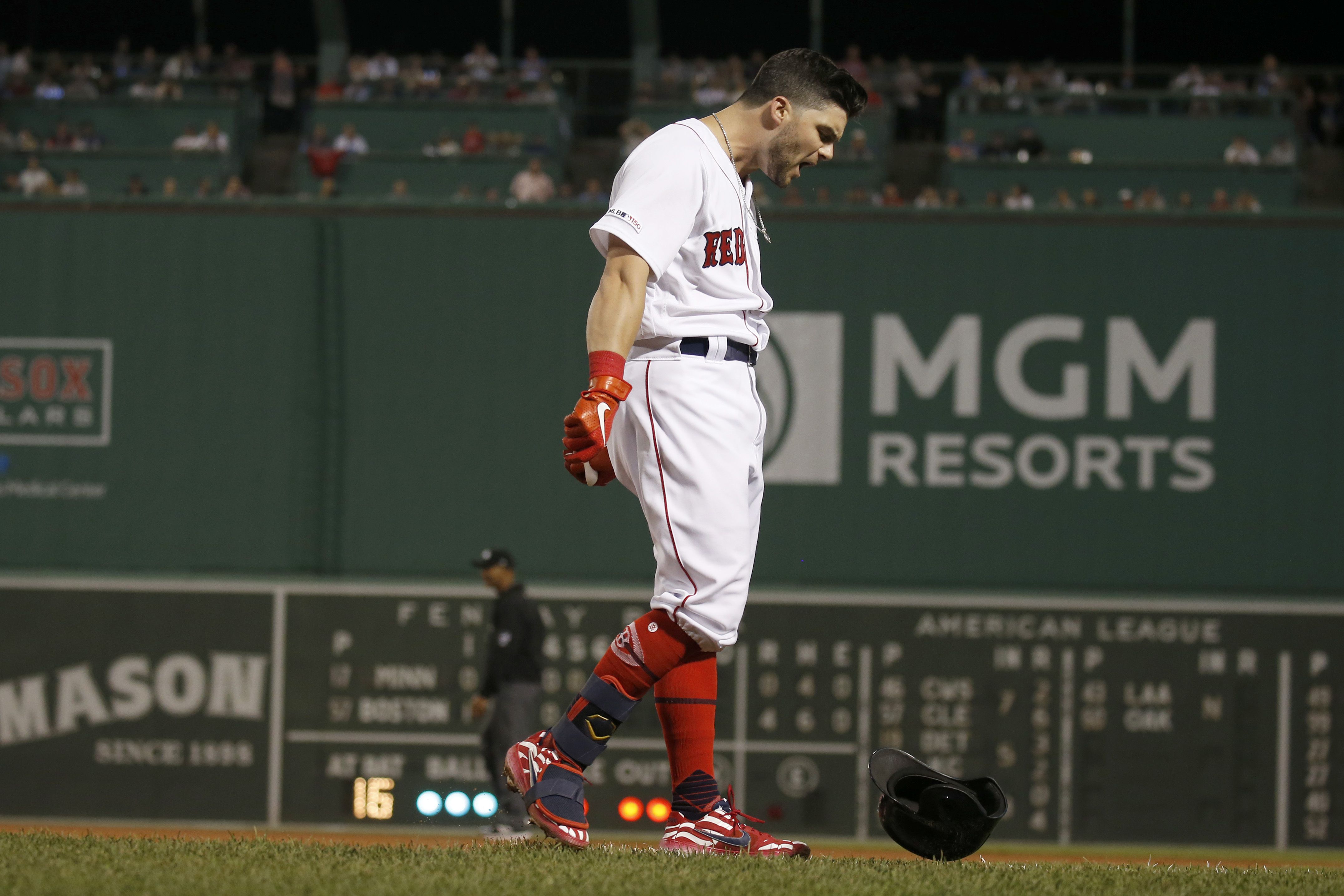 Offseason behind him, Andrew Benintendi now entrenched with Red Sox