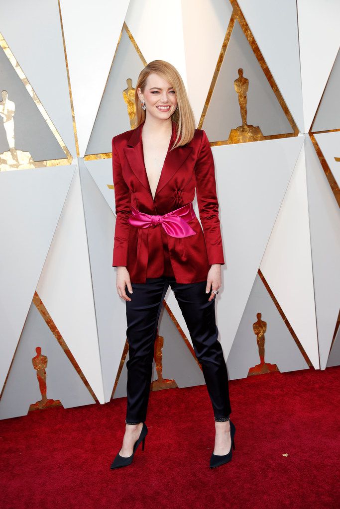 Emma Stone Wore Pants on the Oscars Red Carpet!