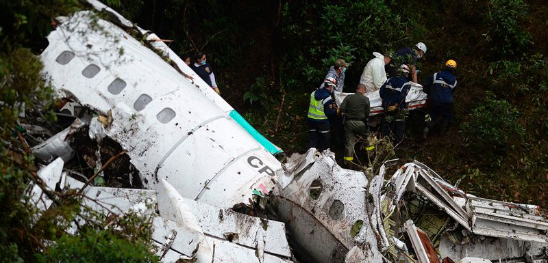 accidente, chapecoense