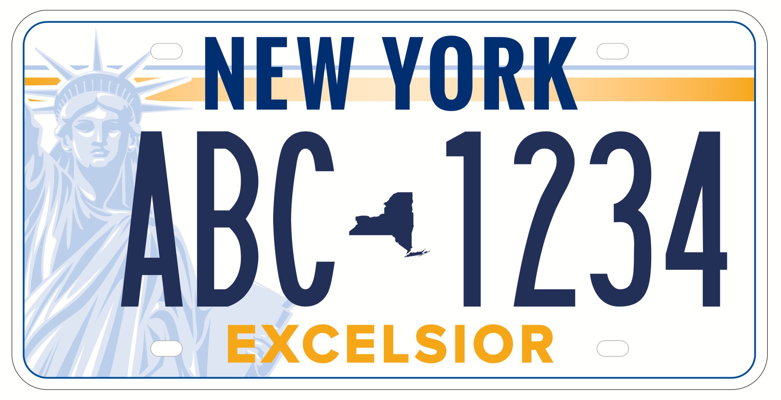 CUSTOMIZE THIS NEW YORK LICENSE PLATE ANY TEXT YOU WANT novelty Dealer plates
