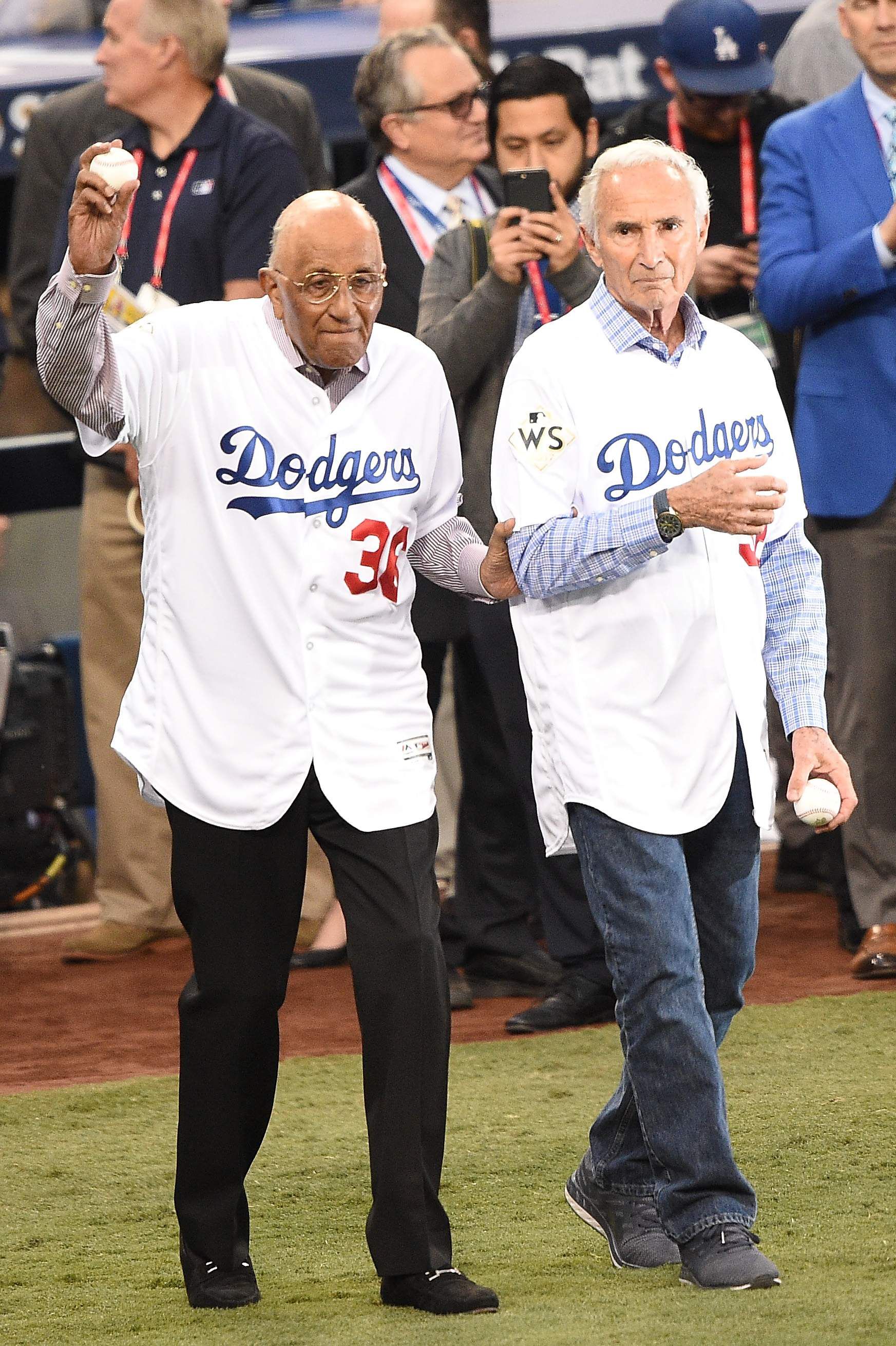 World Series Game 7: Sandy Koufax, Don Newcombe, Rick Monday