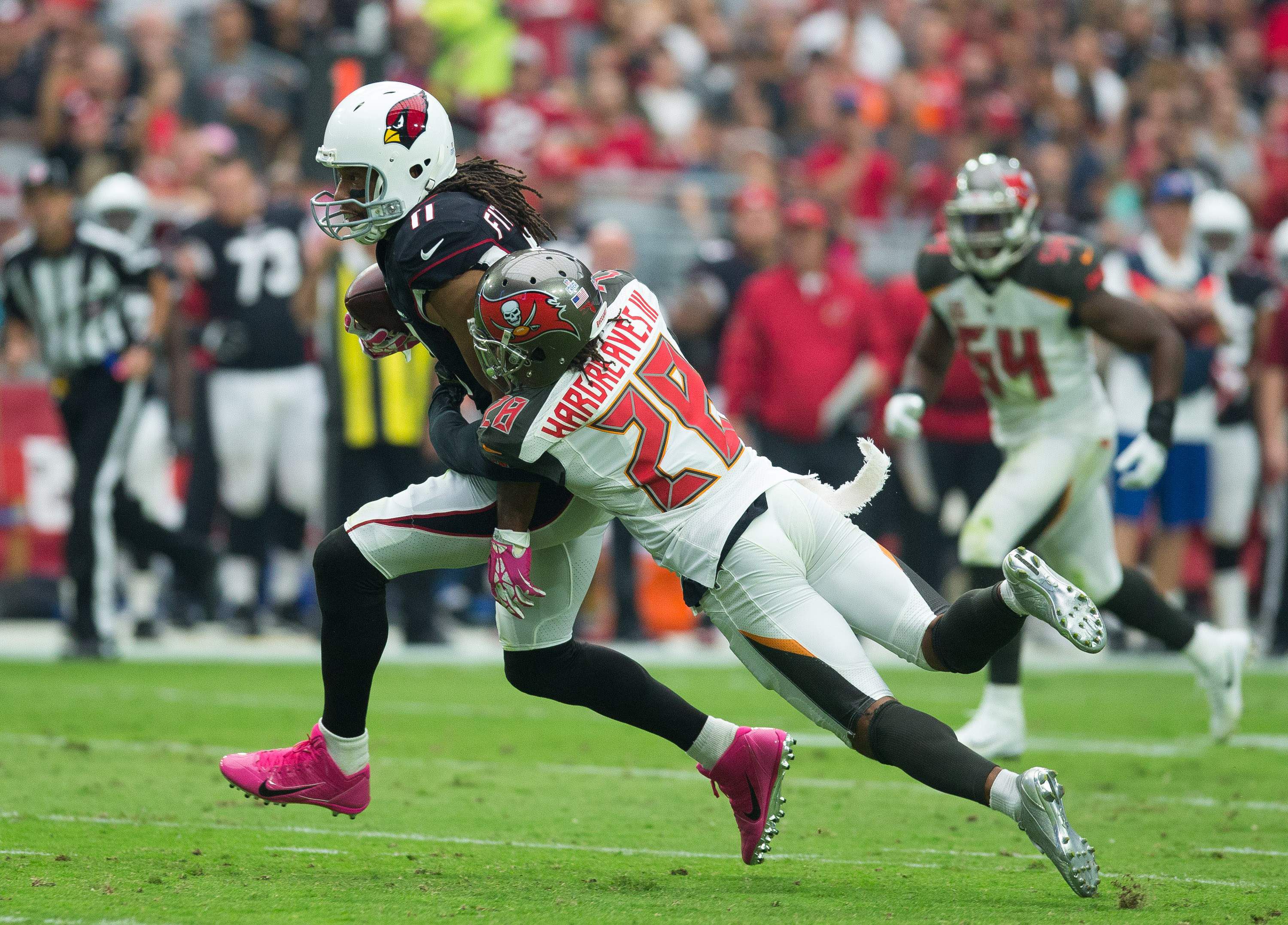 Larry Fitzgerald catches his 100th career touchdown pass