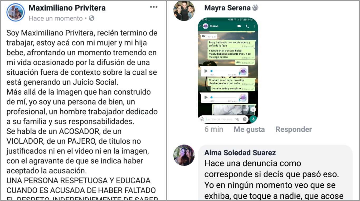 El hombre acusado de masturbarse en el tren Urquiza se justificó: “En  ningún momento me exhibí, no acosé a nadie” | TN