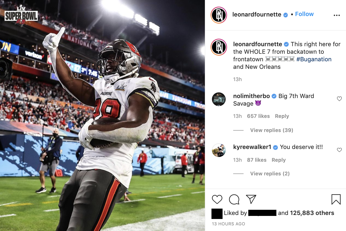 Rays players react to Buccaneers' Super Bowl win