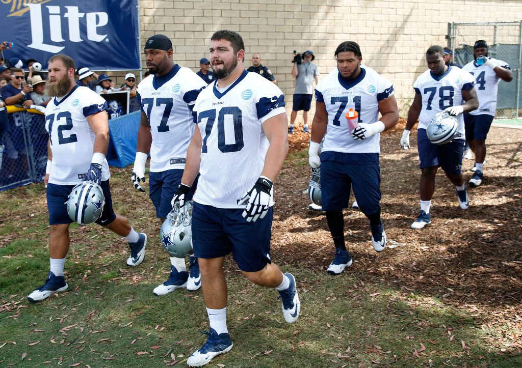 Cowboys' Zack Martin and Tyron Smith aren't focusing on Hall of