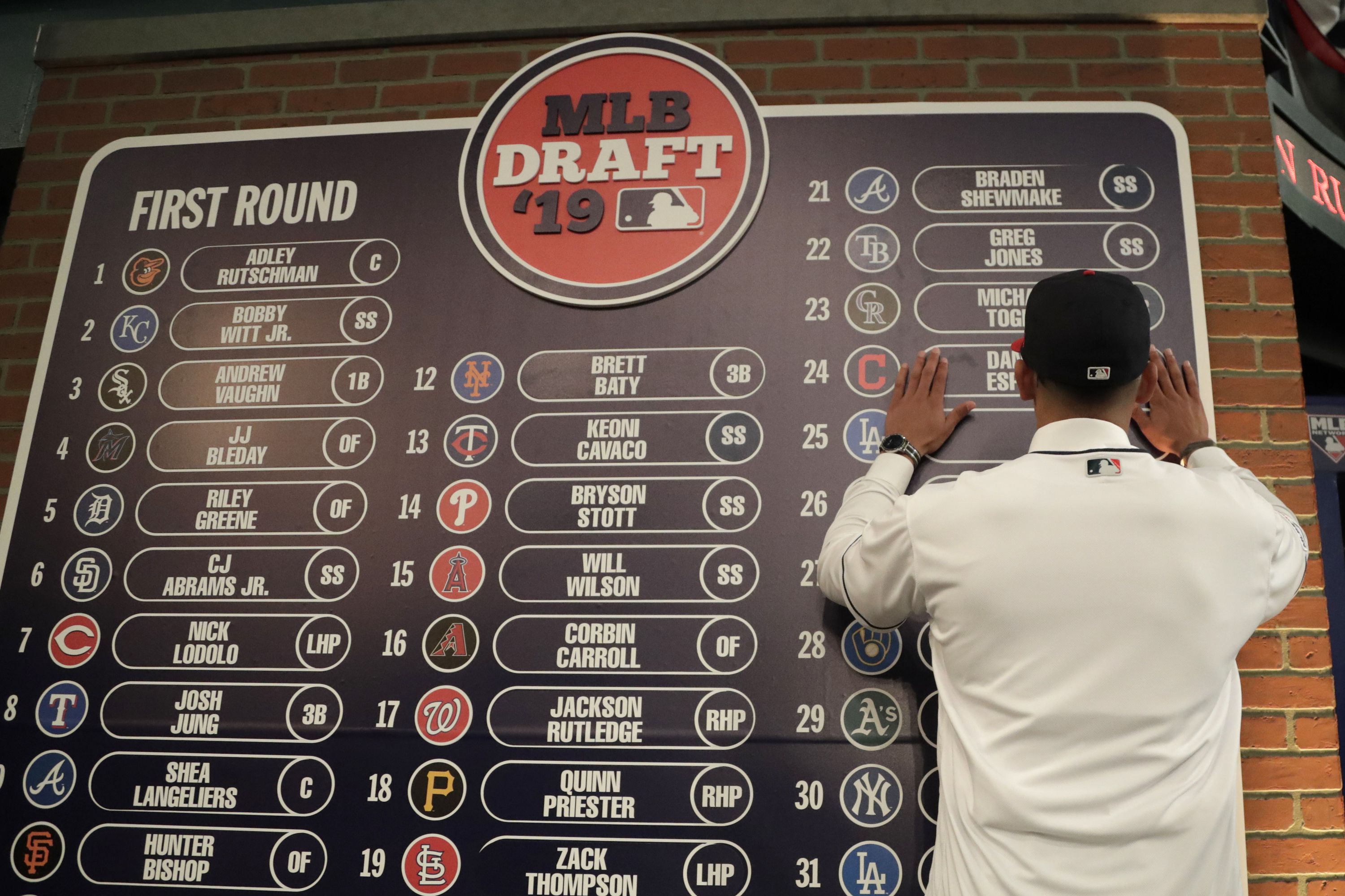 The Rays select RHP Nick Bitsko 24th overall in the 2020 MLB Draft