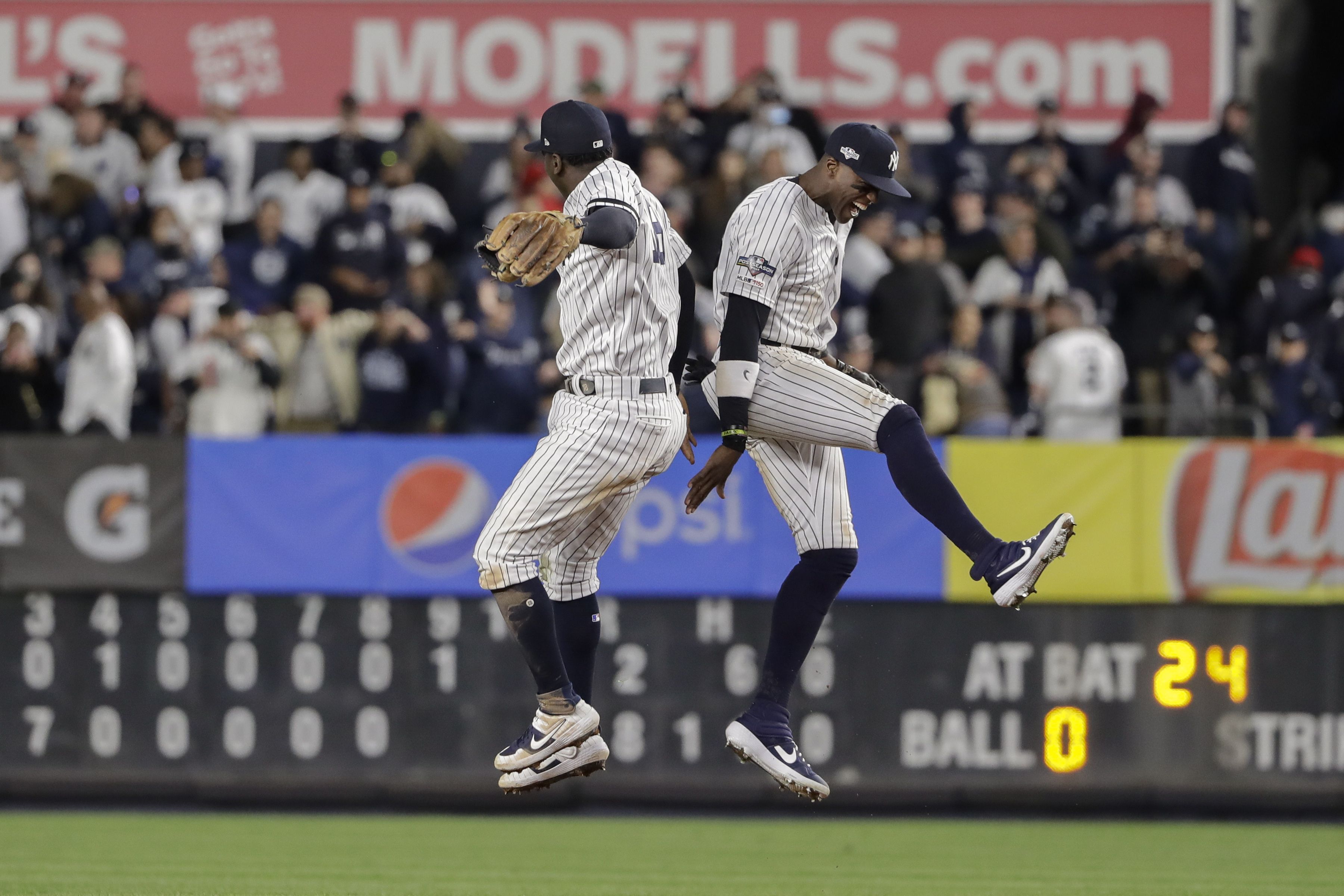 Yankees sweep Twins, advance to ALCS