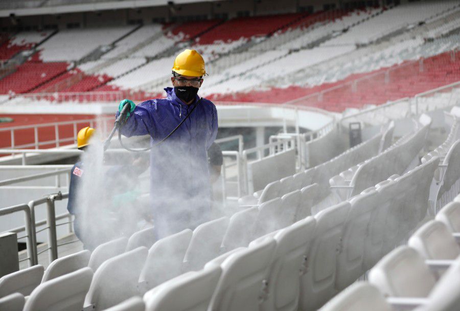 Desinfección estadio Coronavirus