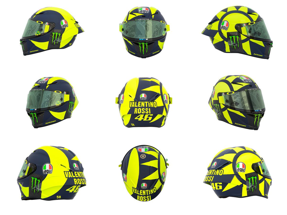Valentino 2018 AGV Pista GP R Helmet Unveiled Cycle World