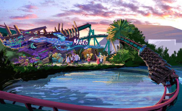 SeaWorld's new shark-themed coaster opening in June