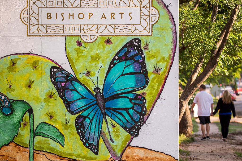 Bispo Mural Arts District Do Fanfarrão, Dallas, Texas Imagem