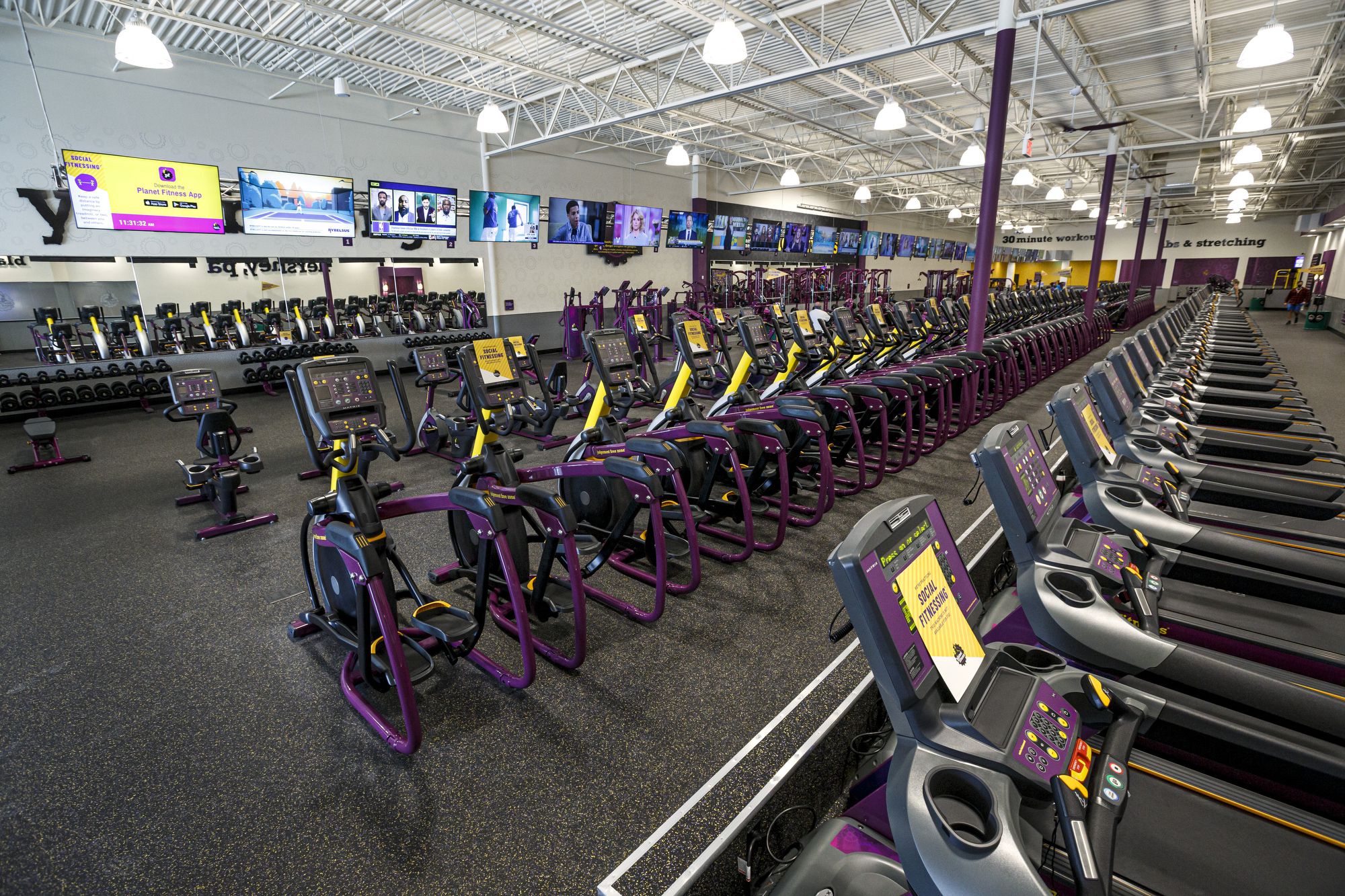 Cardio Machines At Planet Fitness