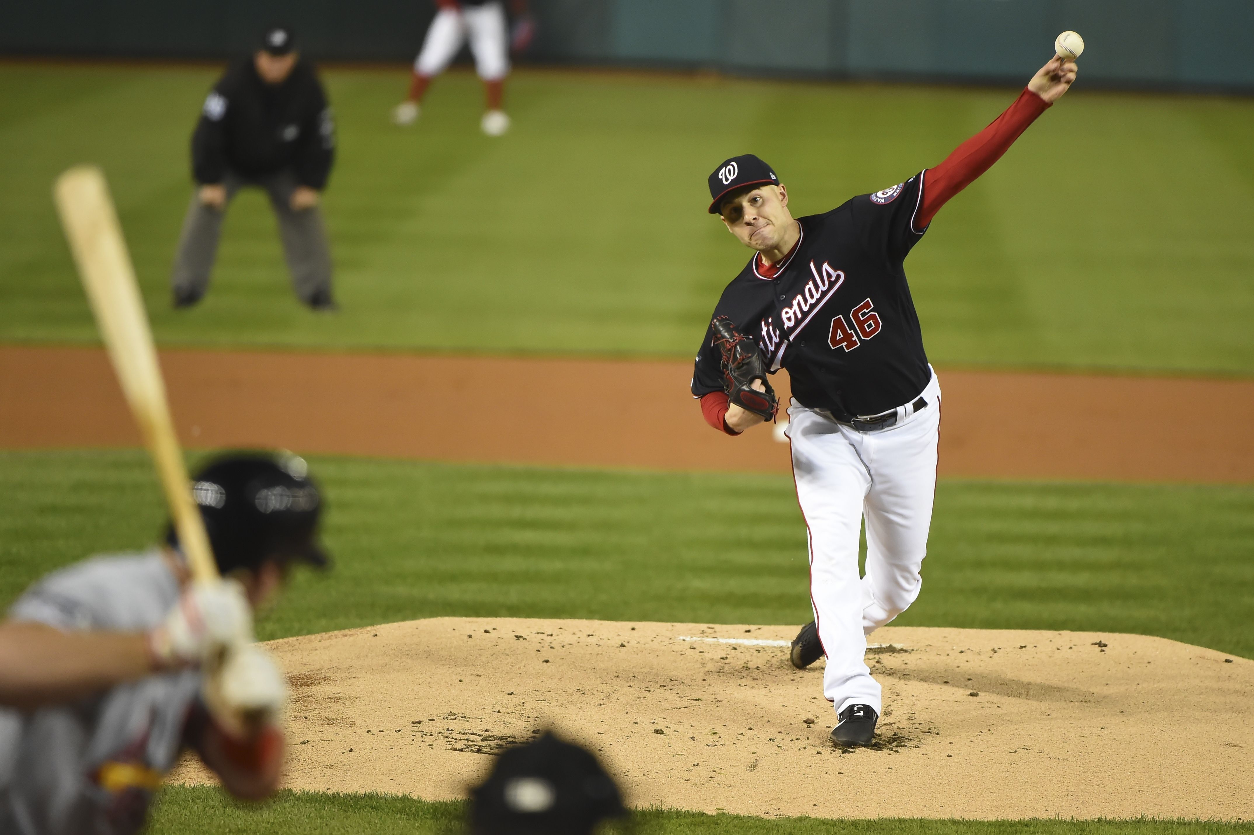 Washington Nationals #46 Patrick Corbin Mlb 2019 Golden