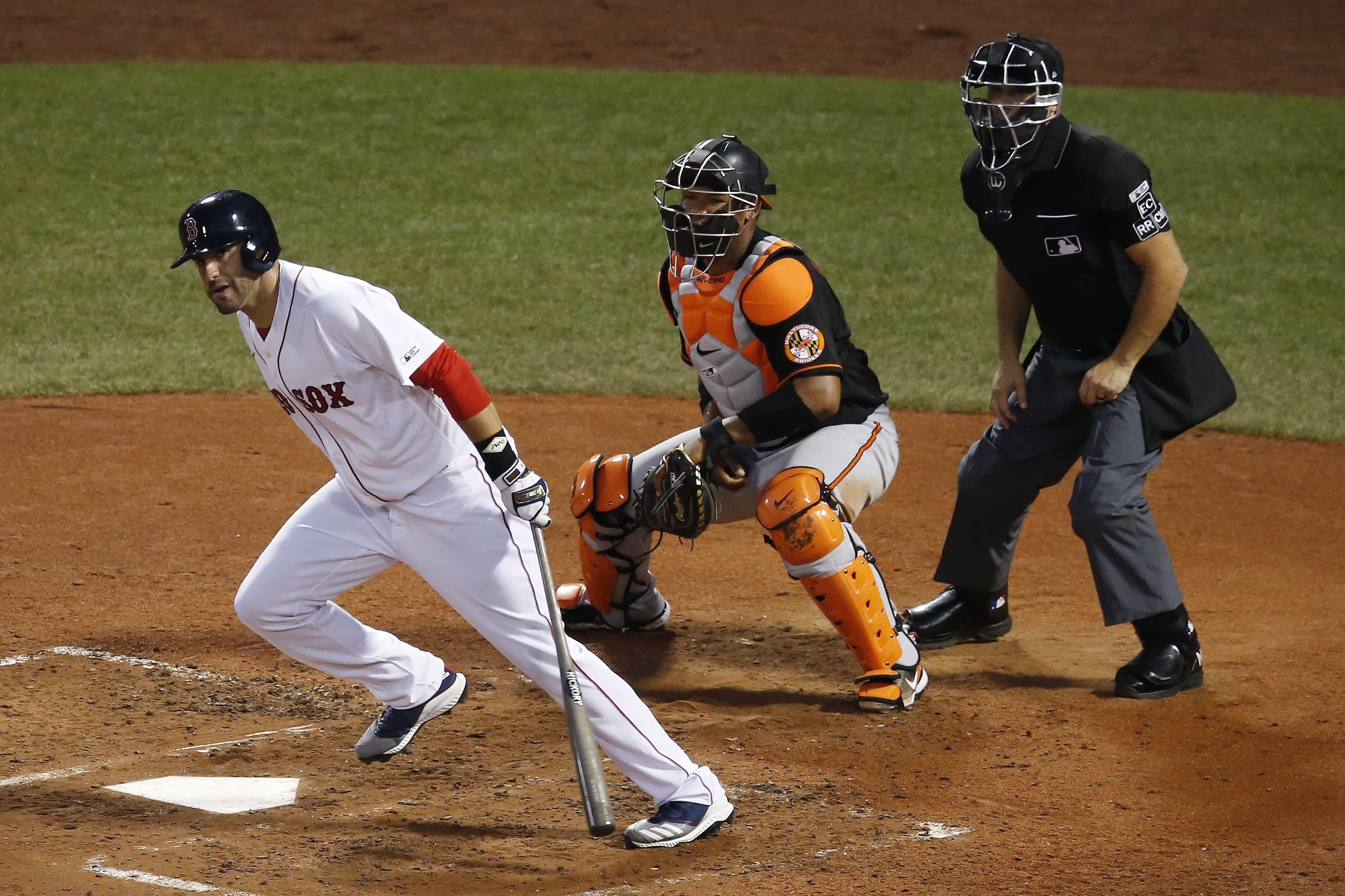 Red Sox J.D. Martinez looking for his World Series ring. Riding in