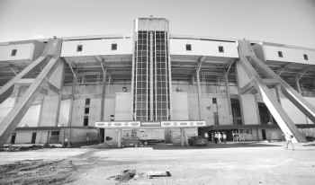 Dallas demolition as Cowboys' stadium is reduced to rubble by an