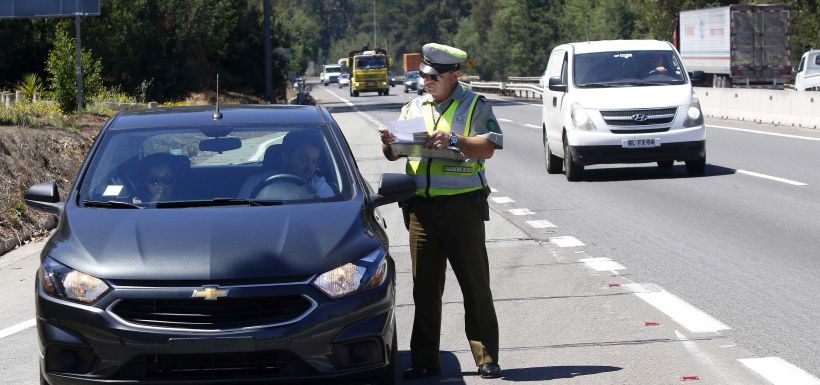 Carabineros realizan Controles a vehiculos en ruta 68