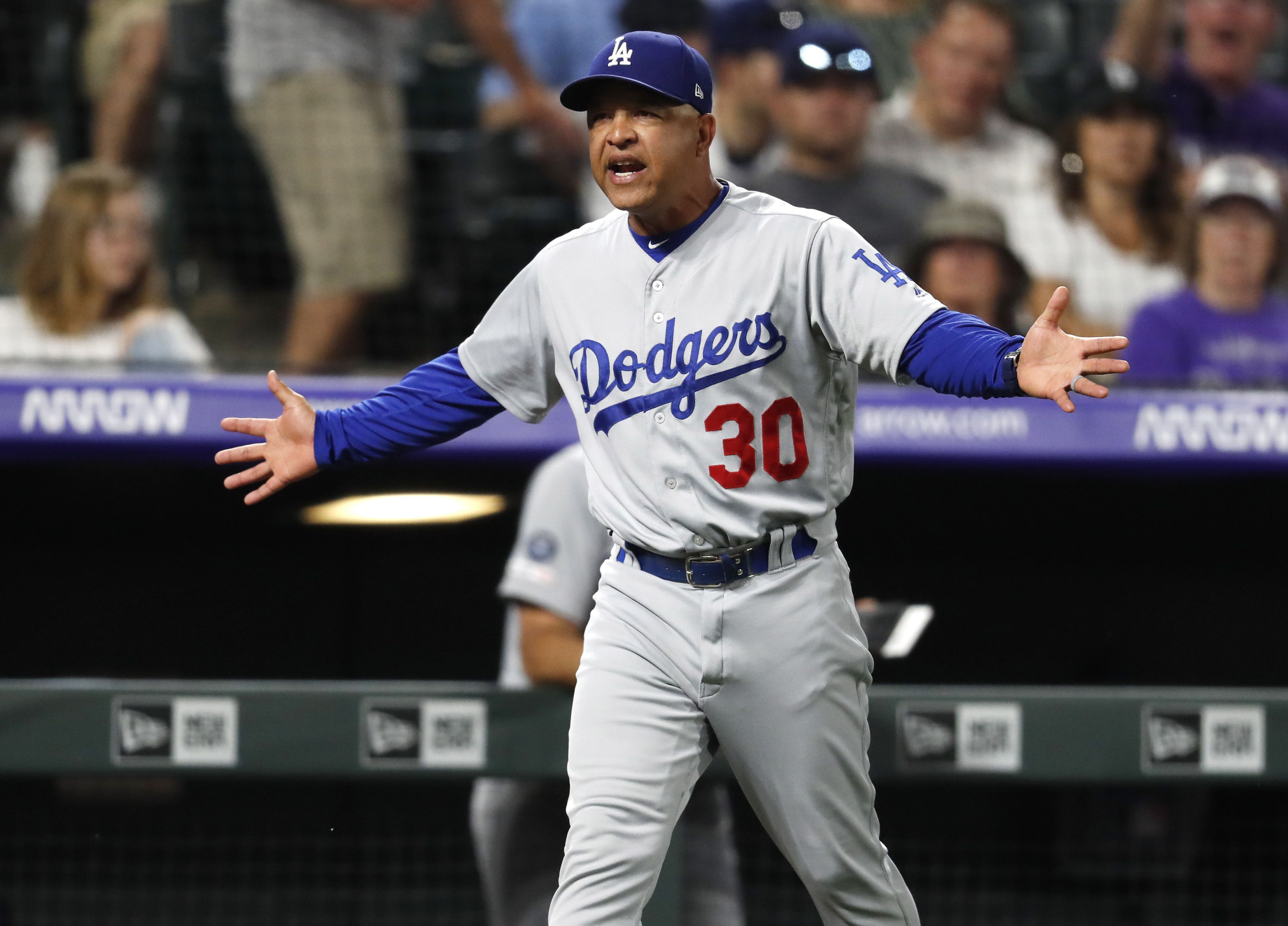 New manager Dave Roberts is the Dodgers' somebody