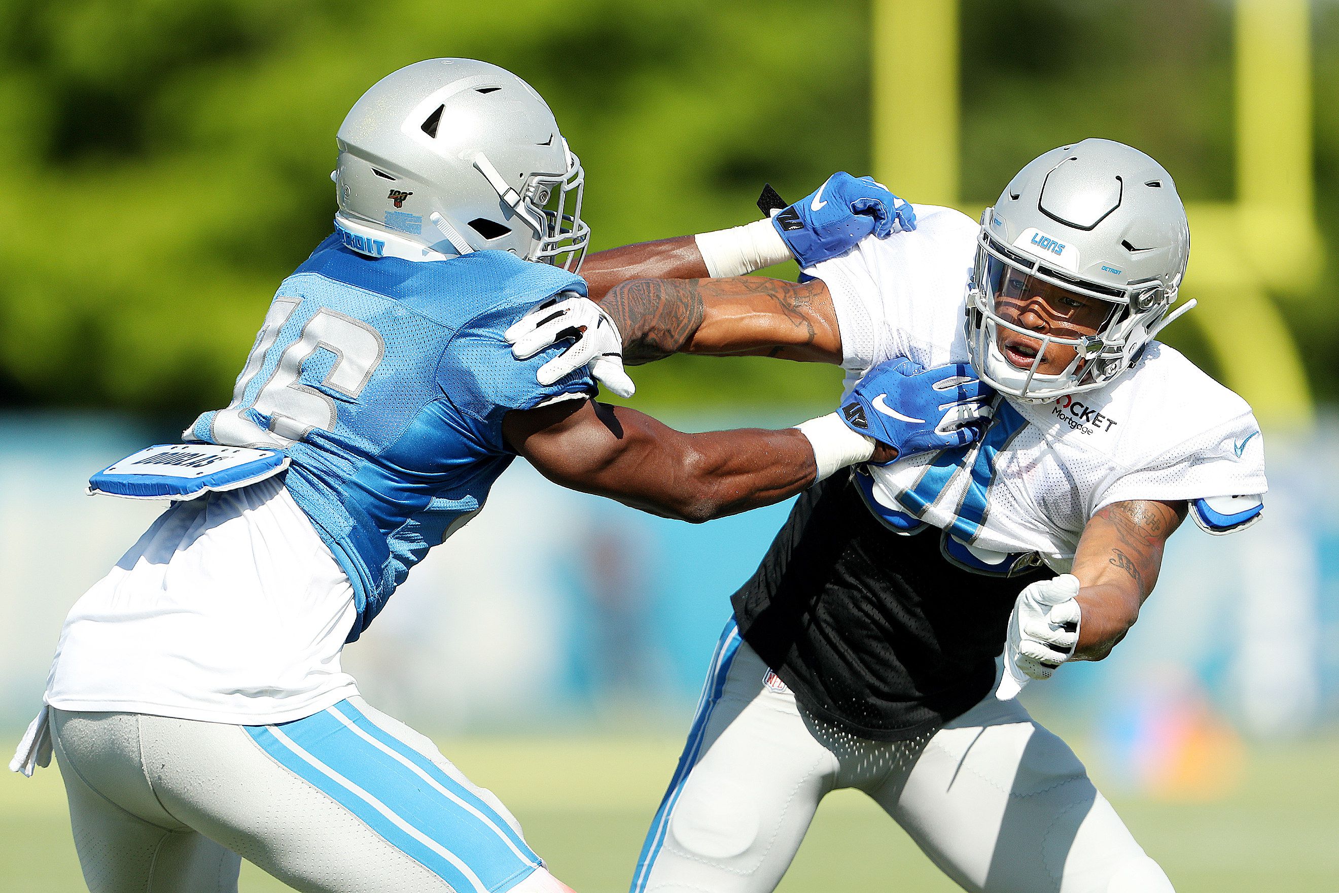 Detroit Lions rookie cornerback Amani Oruwariye stands tall at first  minicamp