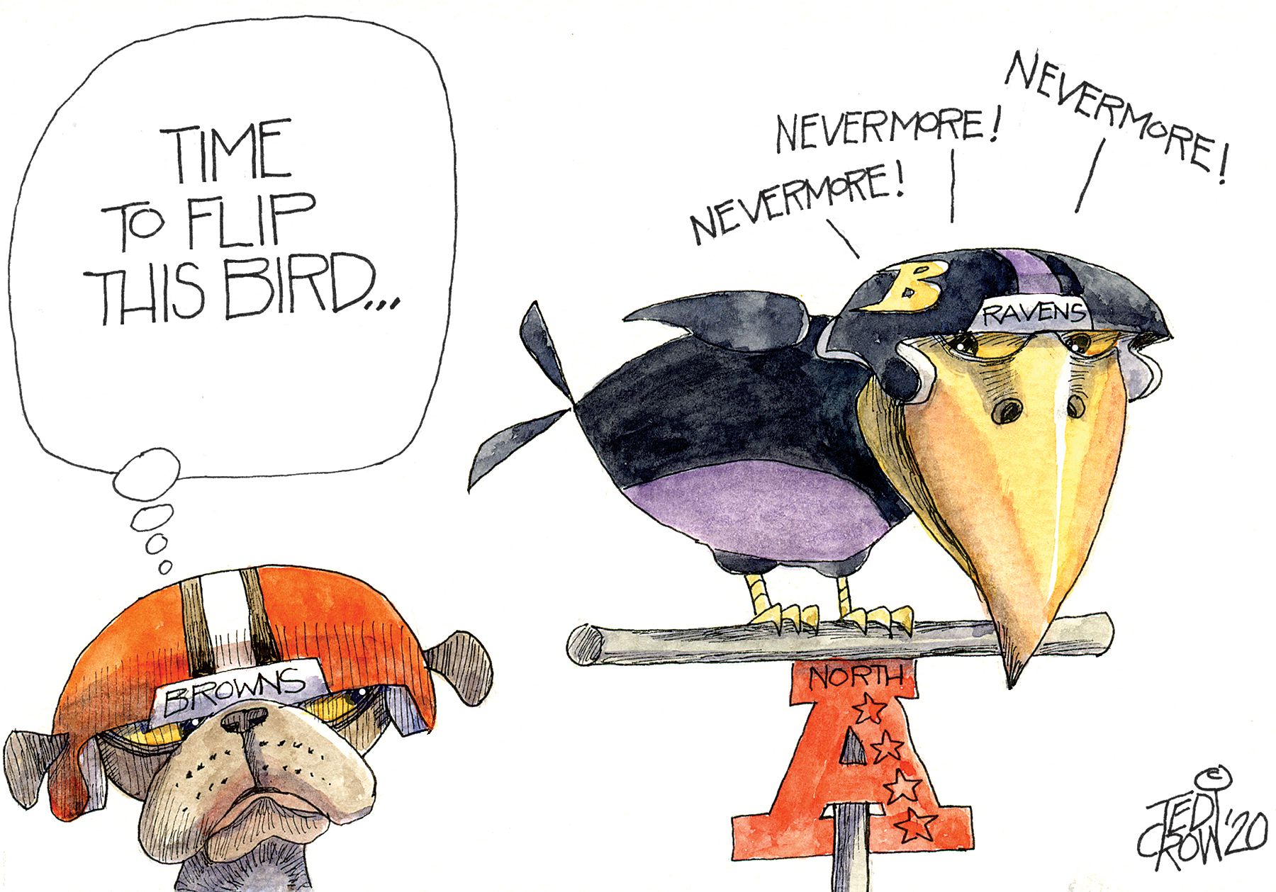 Cleveland Browns try to dislodge Baltimore Ravens from perch atop AFC North:  Crowquill 