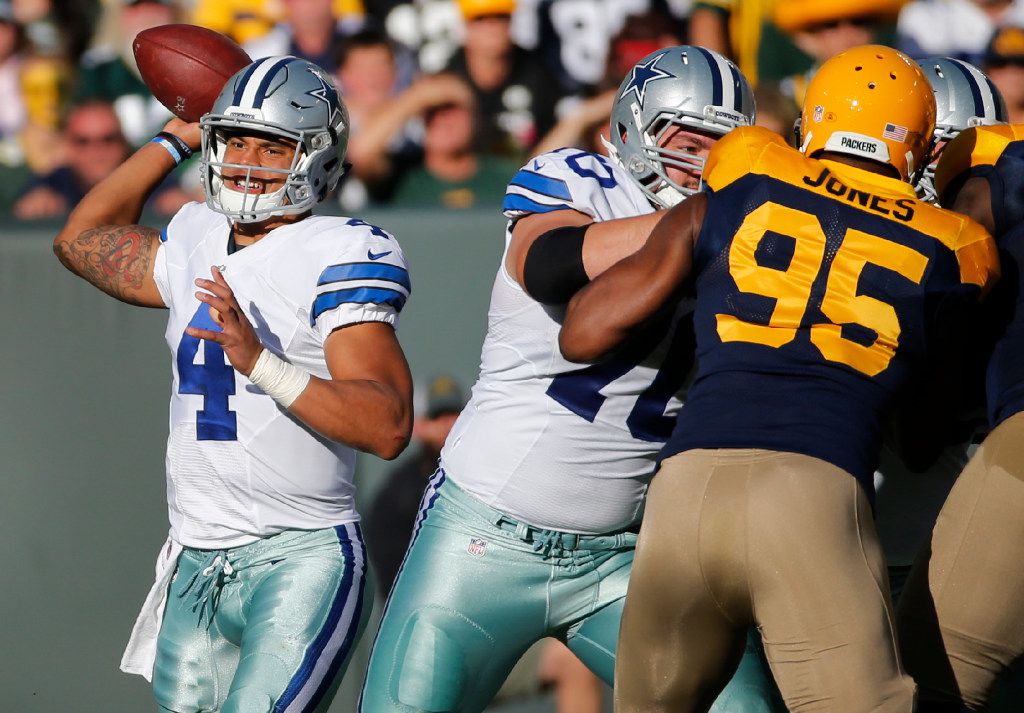 Watch: Dak Prescott's touchdown throws vs. Packers