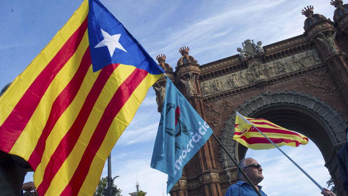 bandera cataluna si marcha