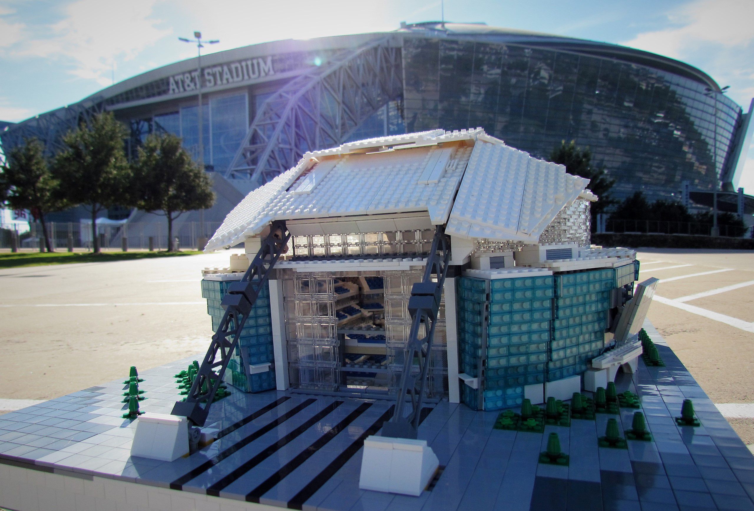 Check out these iconic Dallas landmarks made of Lego bricks