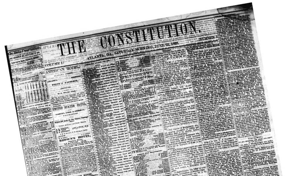 150 years of The Atlanta Constitution